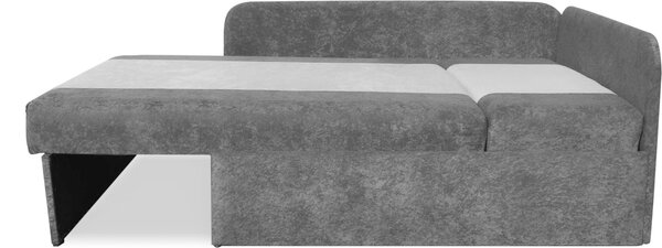 Sofa narożna z funkcją spania 90x200 Maxi Grafit/Szary
