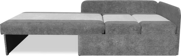 Sofa narożna z funkcją spania 90x200 Maxi Grafit/Szary