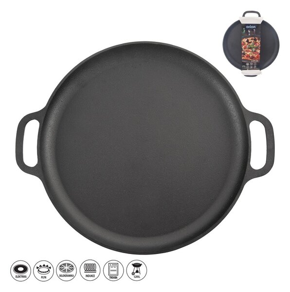 Patelnia do grillowania żeliwna ø 35 cm LITINA – Orion
