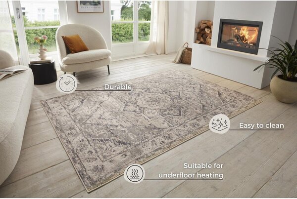 Szarobeżowy dywan 160x235 cm Terrain Designer Sand – Hanse Home