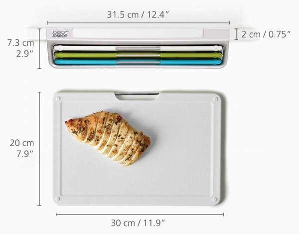 Deski ze stojakiem zestaw 3 szt. 23x31,5 cm Folio Slim – Joseph Joseph