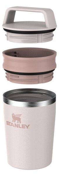 Jasnoróżowy kubek termiczny ze stali nierdzewnej 230 ml Café-To-Go Travel Mug Rose Quartz – Stanley