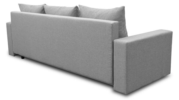 Sofa rozkładana z pojemnikiem Burgos Szary