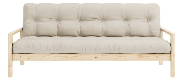 Beżowa rozkładana sofa 205 cm Knob – Karup Design