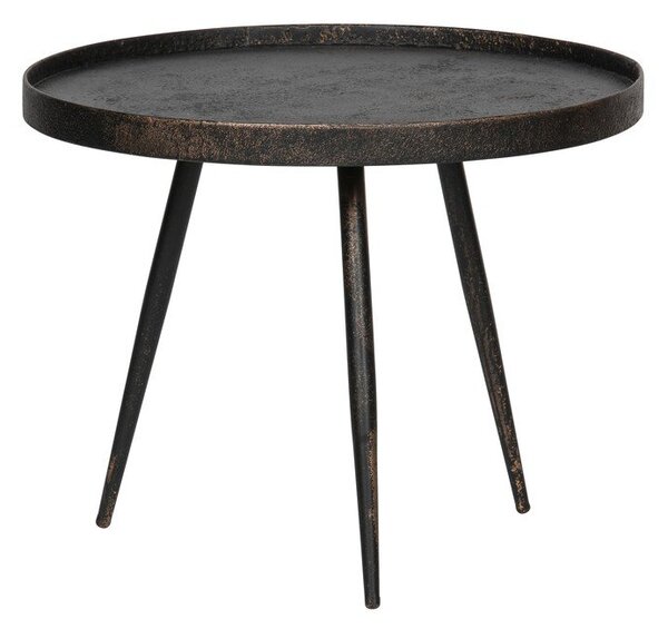 Czarny okrągły stolik ø 58 cm Bounds – WOOOD
