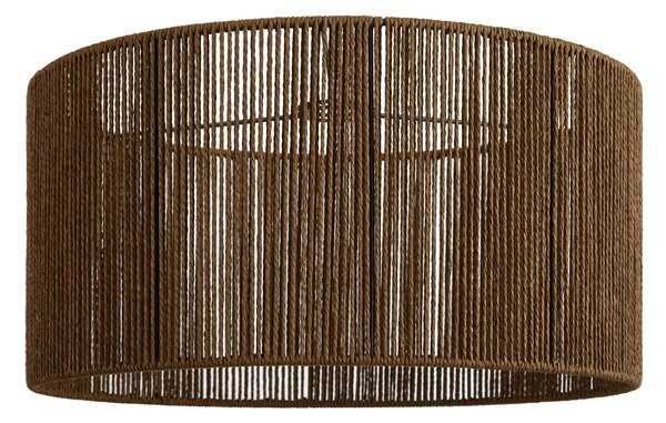 Klosz Japandi brązowy ze sznurka papierowego 50/50/25 - Cyl