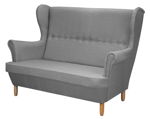 Sofa uszak skandynawska Denver Szara