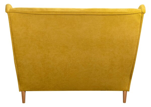 Sofa uszak skandynawska Denver Żółta