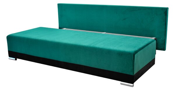 Zestaw wypoczynkowy do salonu sofa Orlean + 2 fotele Girona Ciemny Zielony