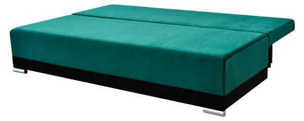Zestaw wypoczynkowy do salonu sofa Orlean + 2 fotele Girona Ciemny Zielony