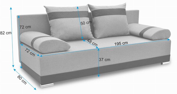 Zestaw wypoczynkowy do salonu sofa Orlean + 2 fotele Girona Ciemny Zielony
