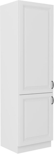 Wysoka szafka kuchenna słupek STILO 60 DK-210 2 F Biały/Biały