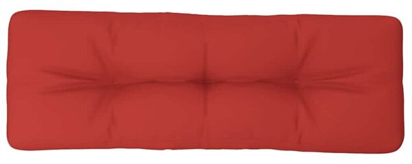 Poduszka na paletę, czerwona, 120x40x12 cm, tkanina