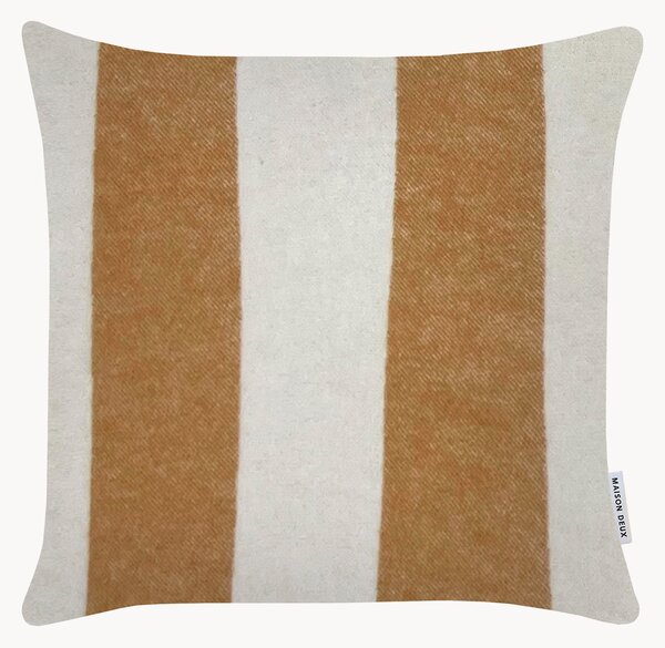 Poszewka na poduszkę z wełny Rough Stripe