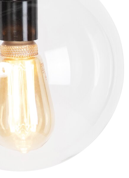 Nowoczesna lampa wisząca przezroczysta 20 cm - Pallon