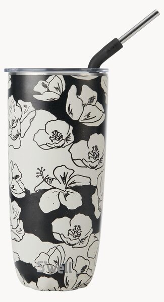 Butelka termiczna ze'słomką Charcoal Bloom