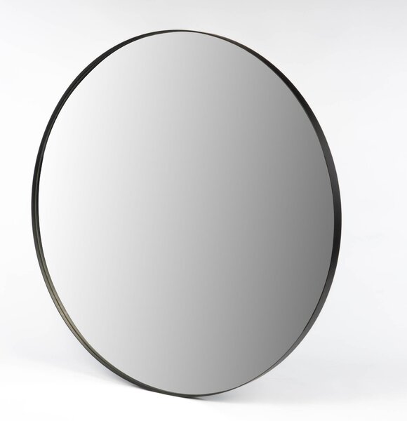 Lustro okrągłe NOOR, metalowa rama, Ø 80 cm