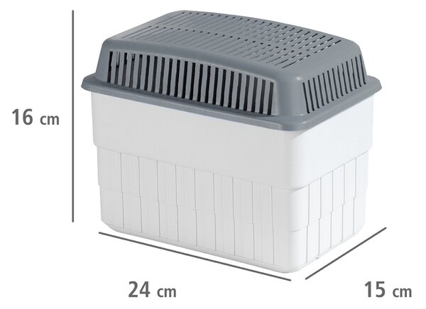 Duży pochłaniacz wilgoci z zapasowym wkładem, 2 x 1 kg