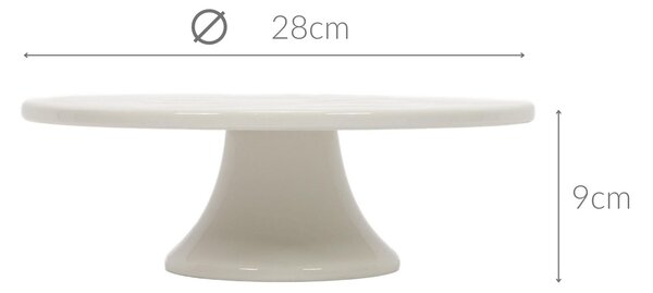 Ceramiczna patera na ciasto NORA, Ø 28 cm