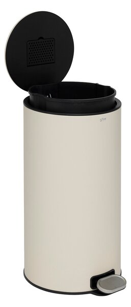 Kosz na śmieci metalowy ARGILE DELTA, z neutralizatorem zapachów, 30 l