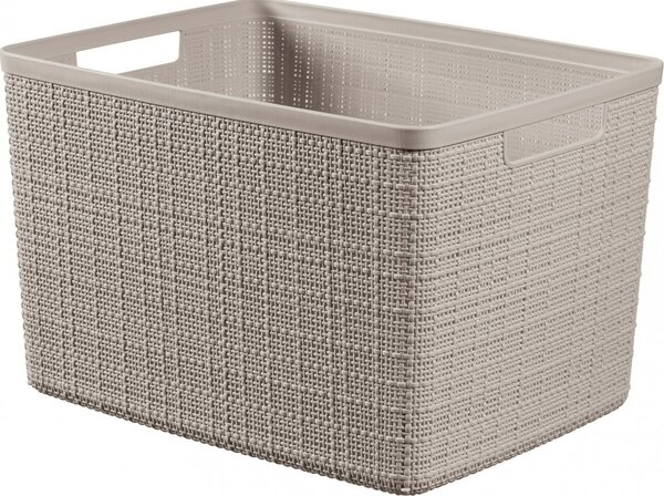 Curver Kosz Jute L 20 l, taupe