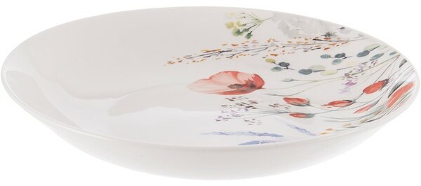 Orion Zestaw porcelanowych talerzy głębokich Mak 20,5 cm, 6 szt