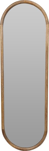 Duże lustro ścienne w drewnianej ramie, 36 x 2,5 x 115 cm