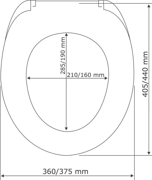 Deska sedesowa dla dzieci i dorosłych FAMILY - Thermoplast, wolnoopadająca, WENKO