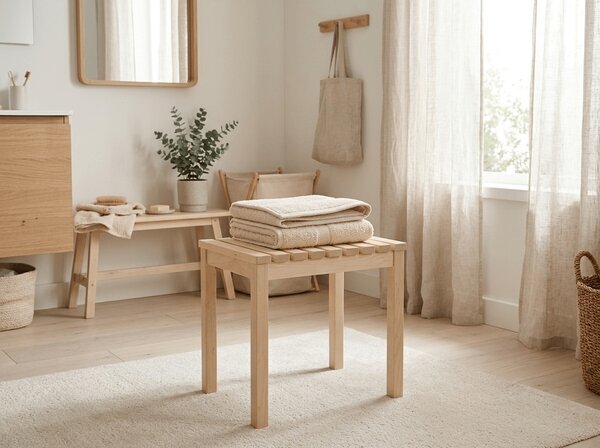 Ręcznik EMBORIA 50x100 cm beżowy, 100% bawełna