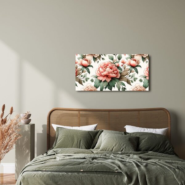 Obraz eleganckie różowe piwonie