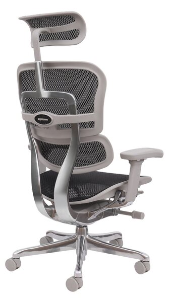 Fotel biurowy Ergohuman 2 Elite GS Black, czarny, ergonomiczny, siatkowy
