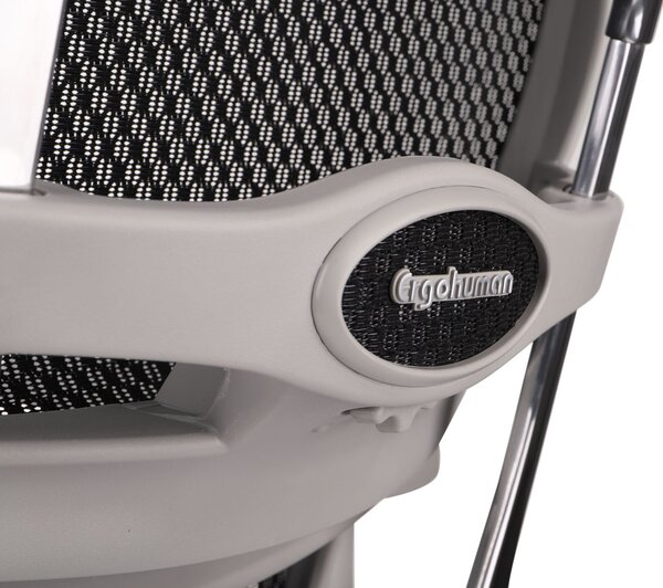 Fotel biurowy Ergohuman 2 Elite GS Black, czarny, ergonomiczny, siatkowy