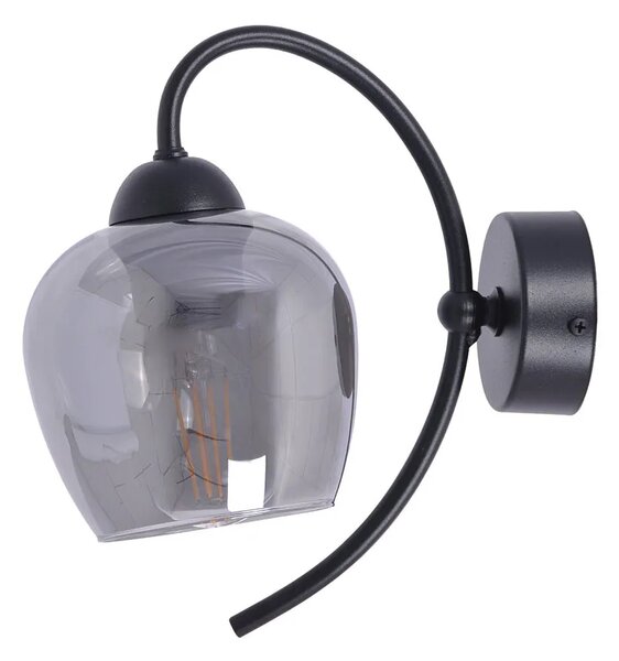 Czarno-grafitowa klasyczna lampa ścienna - A568 Z6-H71