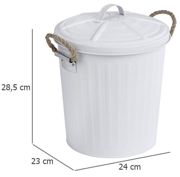 Kosz na śmieci GARA z pokrywką, 6 L, WENKO