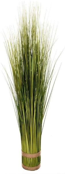 Sztuczne kwiaty do wazonu - trawa ozdobna z jutowym wiązaniem, 100 cm