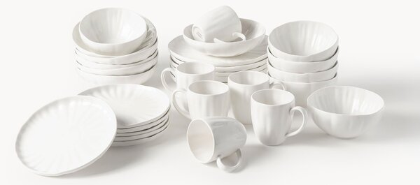 Komplet naczyń z porcelany Sali, dla 6 osób, 30 elem