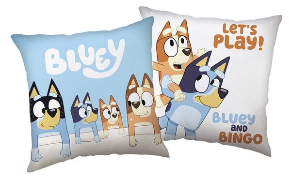 Poduszka dziecięca ø 40 cm Bluey "Let´s Play" – Jerry Fabrics