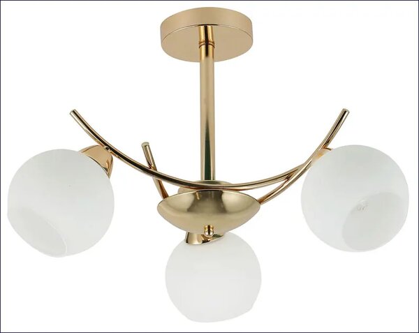 Złota nowoczesna lampa wisząca - D248 G9-A94