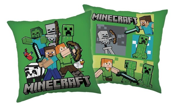 Poduszka dziecięca ø 40 cm Minecraft "Life" – Jerry Fabrics