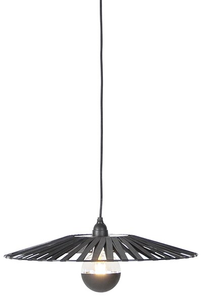 Landelijke hanglamp zwart 46 cm - Leia Oswietlenie wewnetrzne