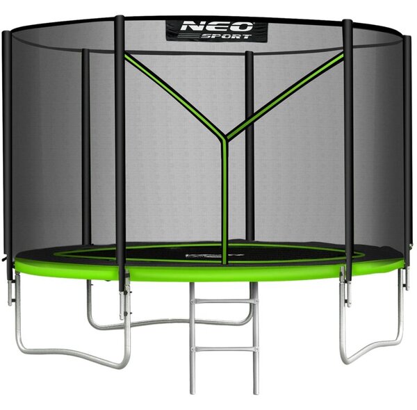 Trampolina NEO-SPORT NS-08Z231 FI 252 cm Czarno-zielony