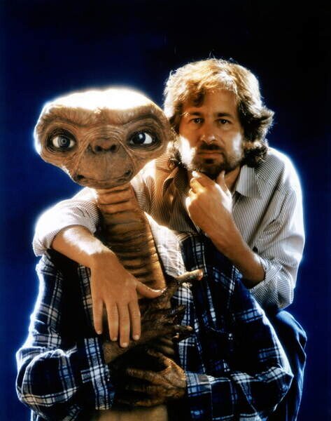 Fotografia Steven Spielberg and E T