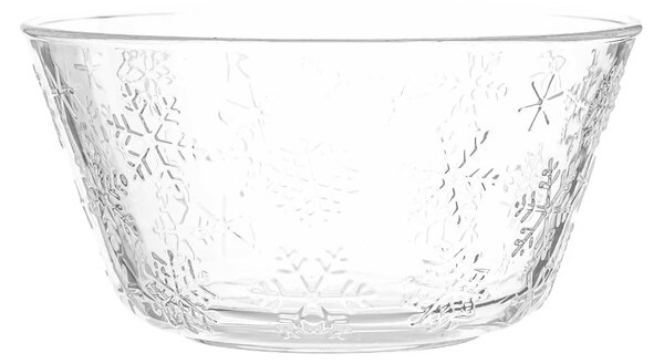 Altom Miska szklana Snowflakes 13 cm, 400 ml