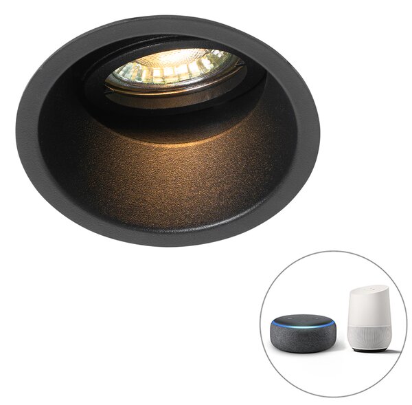 Smart inbouwReflektorek / Spot / Spotow zwart verstelbaar incl. Wifi GU10 - Alloy Oswietlenie wewnetrzne