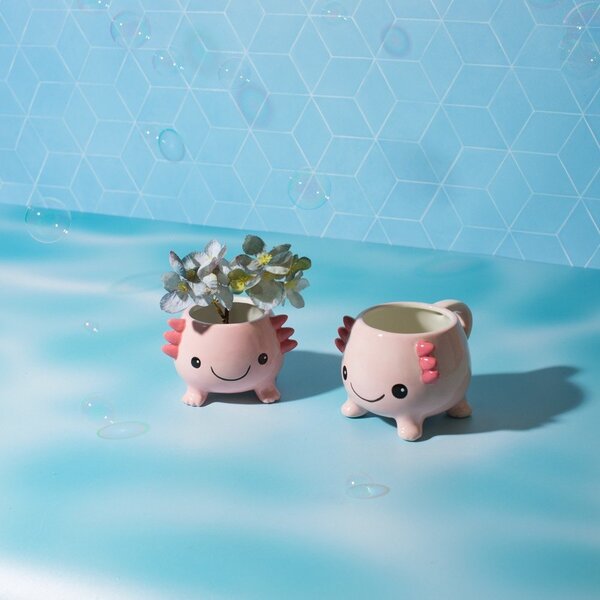 Jasnoróżowy kubek Axolotl – Sass & Belle