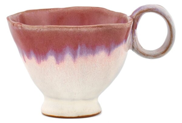 Różowa/kremowa filiżanka ceramiczna Colette – Sass & Belle