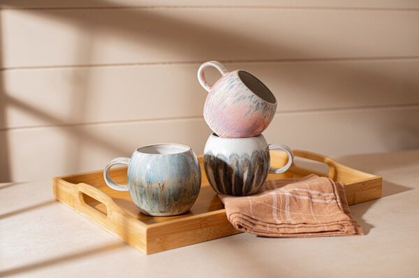 Beżowy kubek ceramiczny Coralie – Sass & Belle