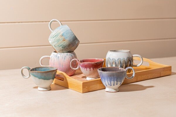 Beżowy kubek ceramiczny Coralie – Sass & Belle