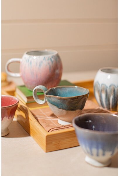 Beżowy kubek ceramiczny Coralie – Sass & Belle