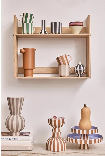 Brązowa kamionkowa miska do serwowania Toppu – OYOY Living Design
